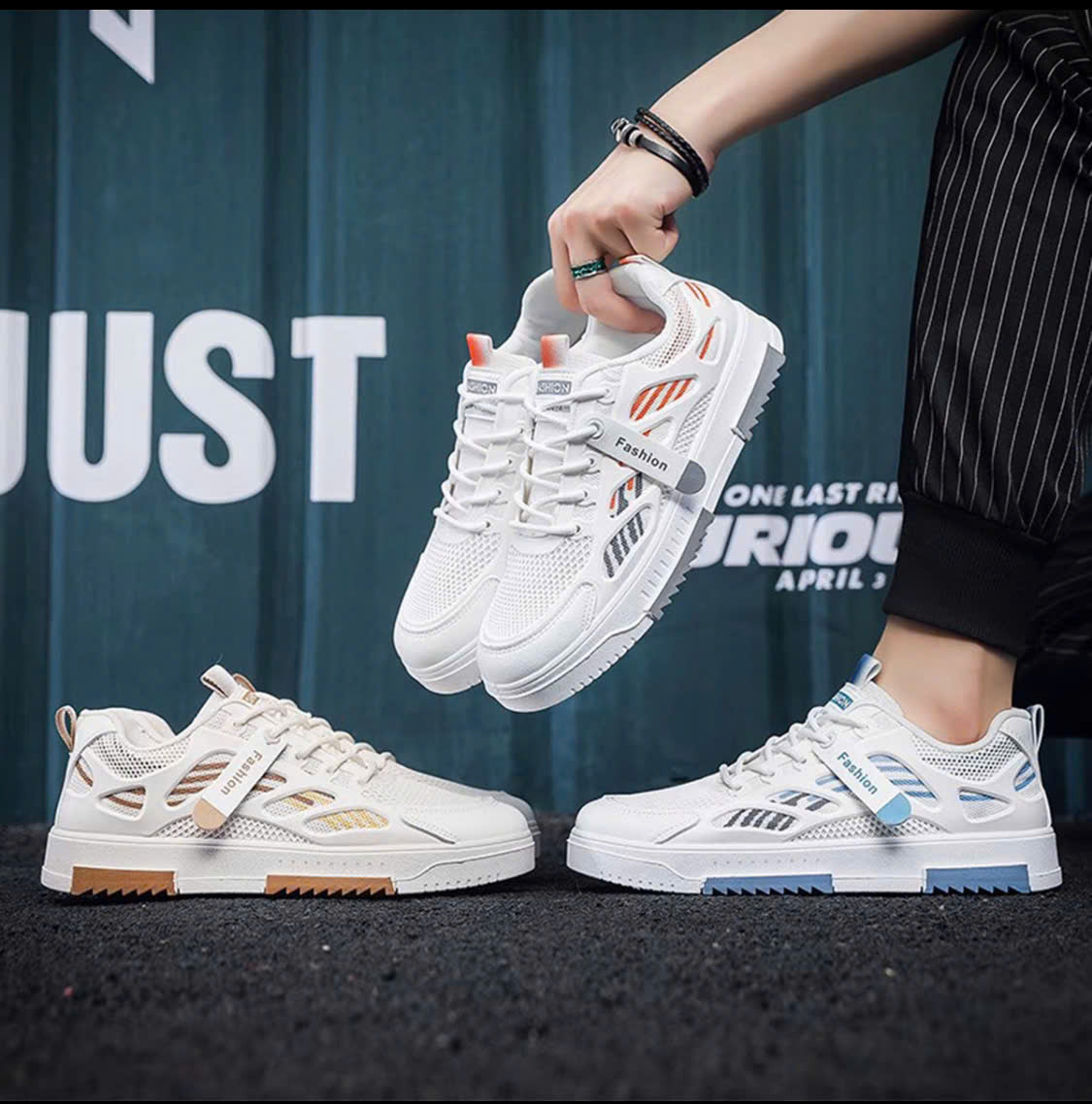 Premium Men's Sneakers, Model RM869 THNT037