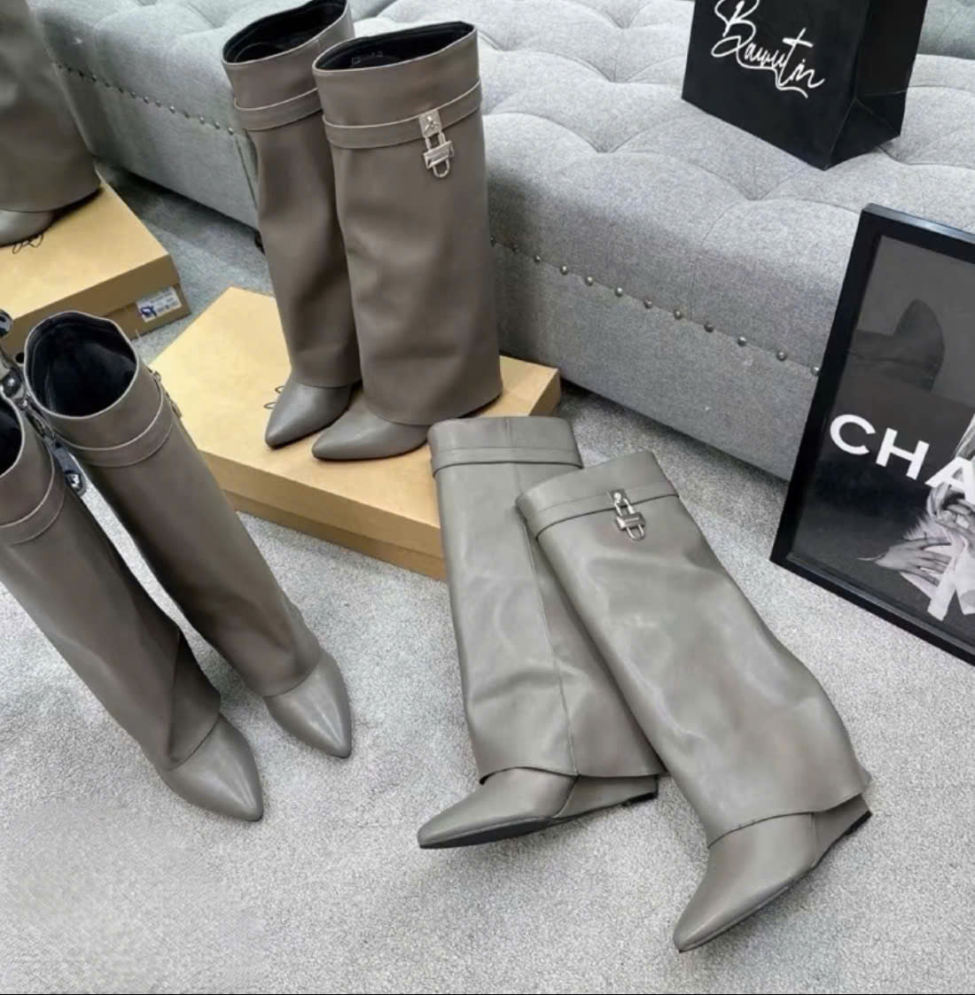 High-end women's thigh-high boots, model THNT027