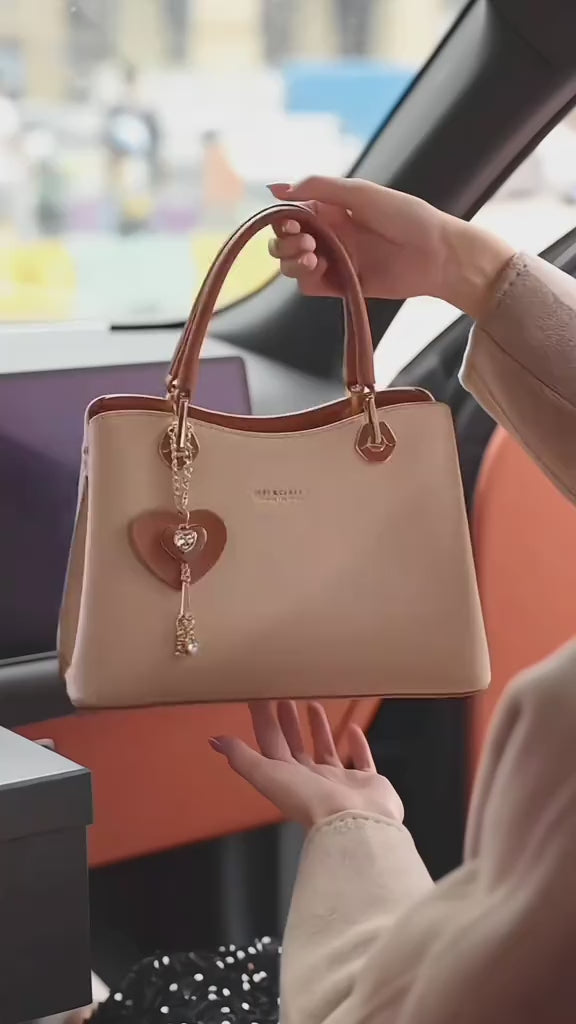 Multipurpose handbag with multiple compartments, model THNT020