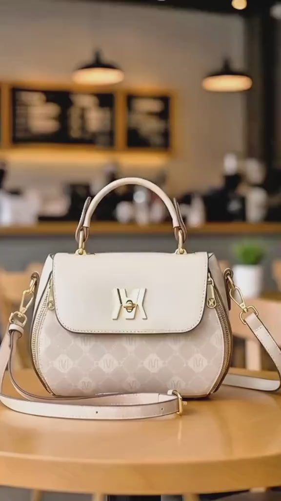 Women's handbag with 2 locks, model THNT019